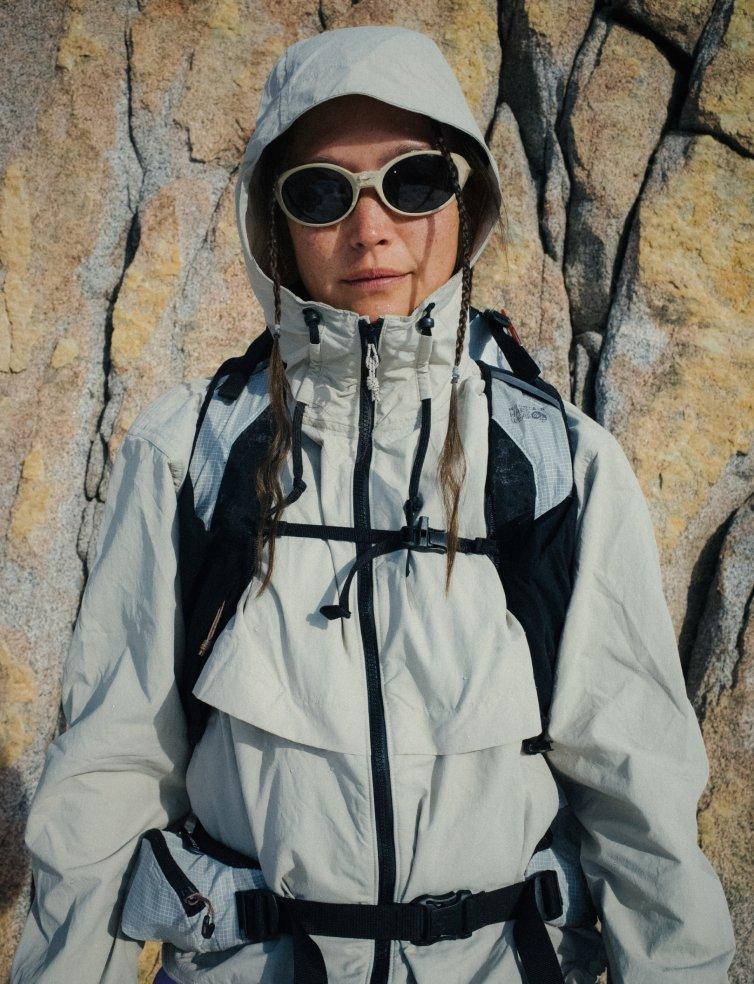 Portrait of female hiker.