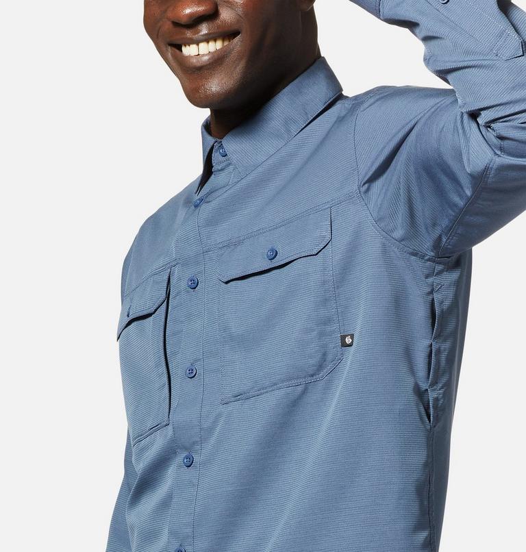 Men's Canyon Long Sleeve Shirt, Color: Zinc, image 6