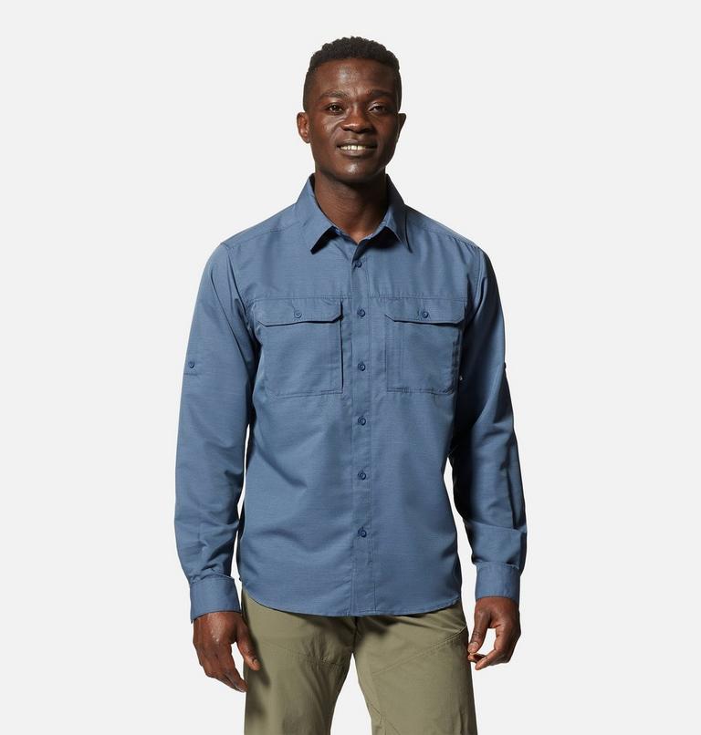Men's Canyon Long Sleeve Shirt, Color: Zinc, image 1
