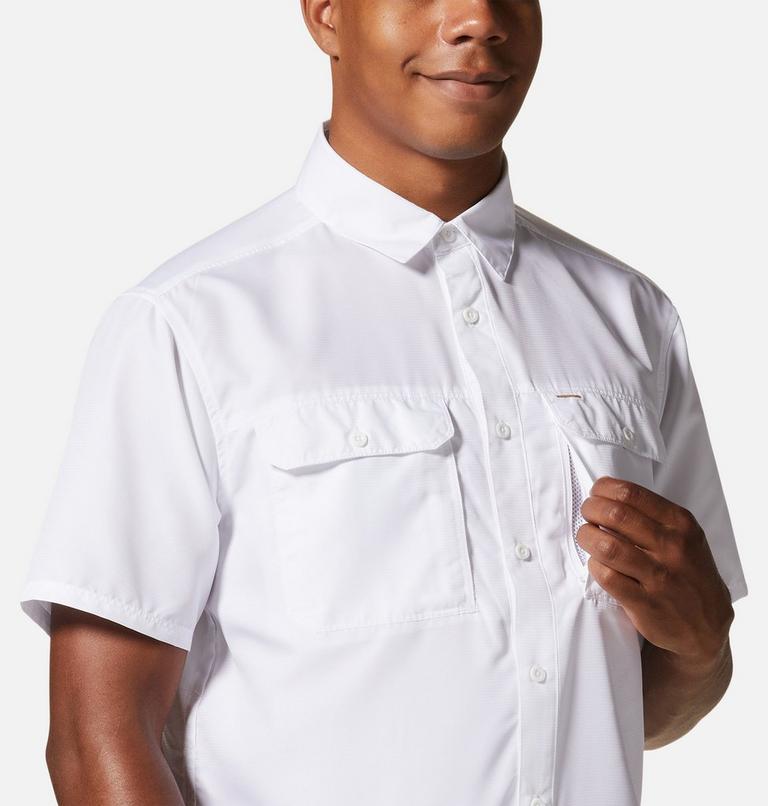 Men's Canyon Short Sleeve Shirt, Color: White, image 5