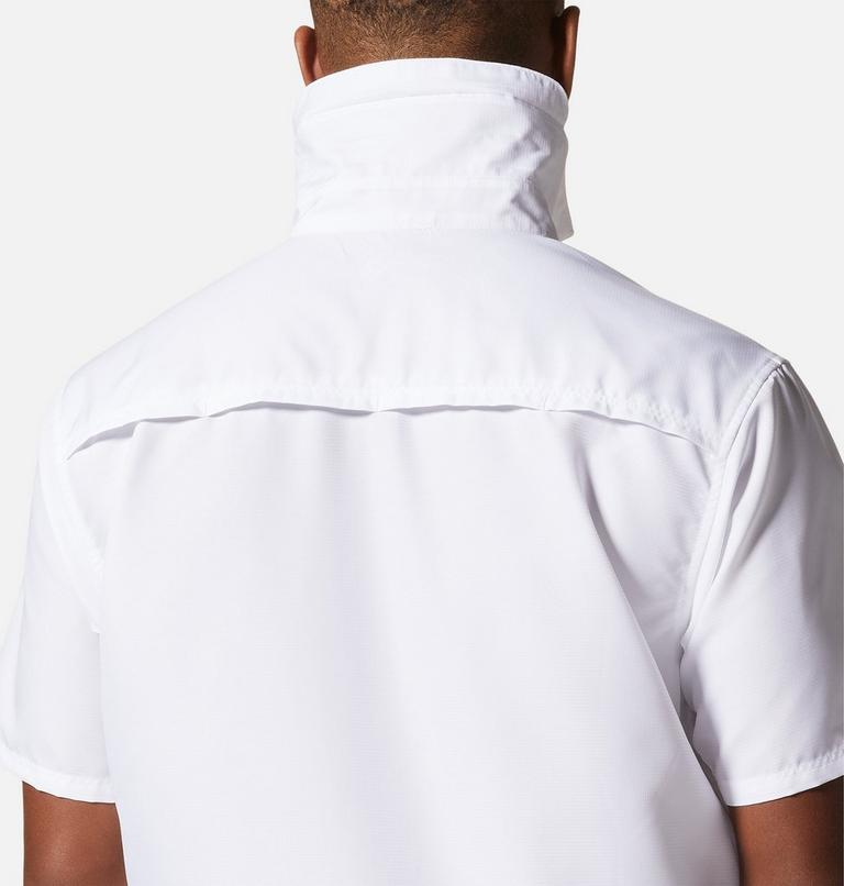 Men's Canyon Short Sleeve Shirt, Color: White, image 6