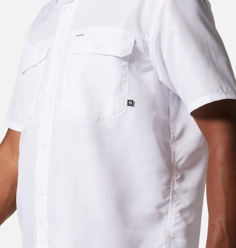 Men's Canyon Short Sleeve Shirt, Color: White, image 7