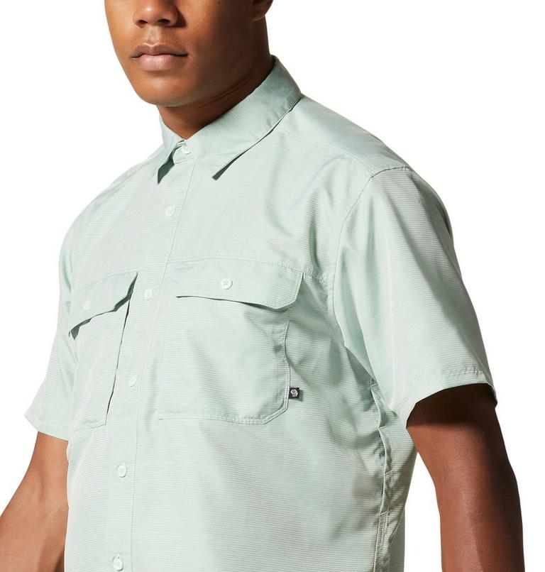 Men's Canyon Short Sleeve Shirt, Color: Glacial Mint, image 7