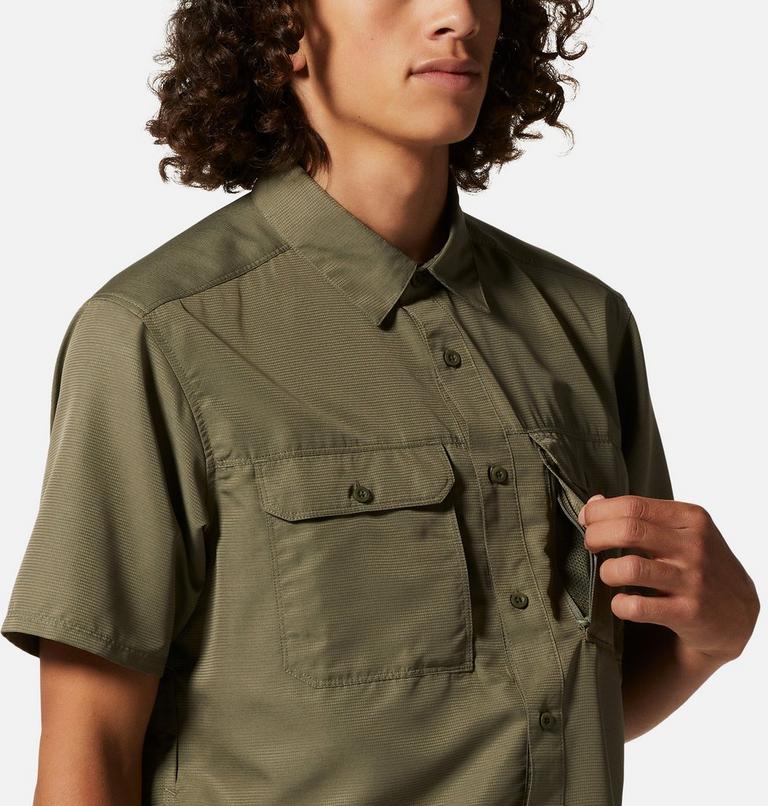 Men's Canyon Short Sleeve Shirt, Color: Stone Green, image 4