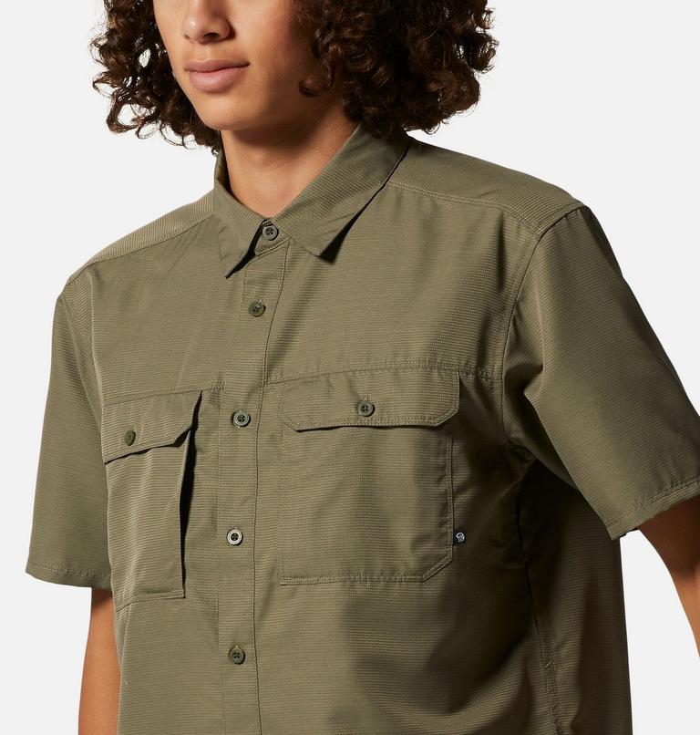 Men's Canyon Short Sleeve Shirt, Color: Stone Green, image 5