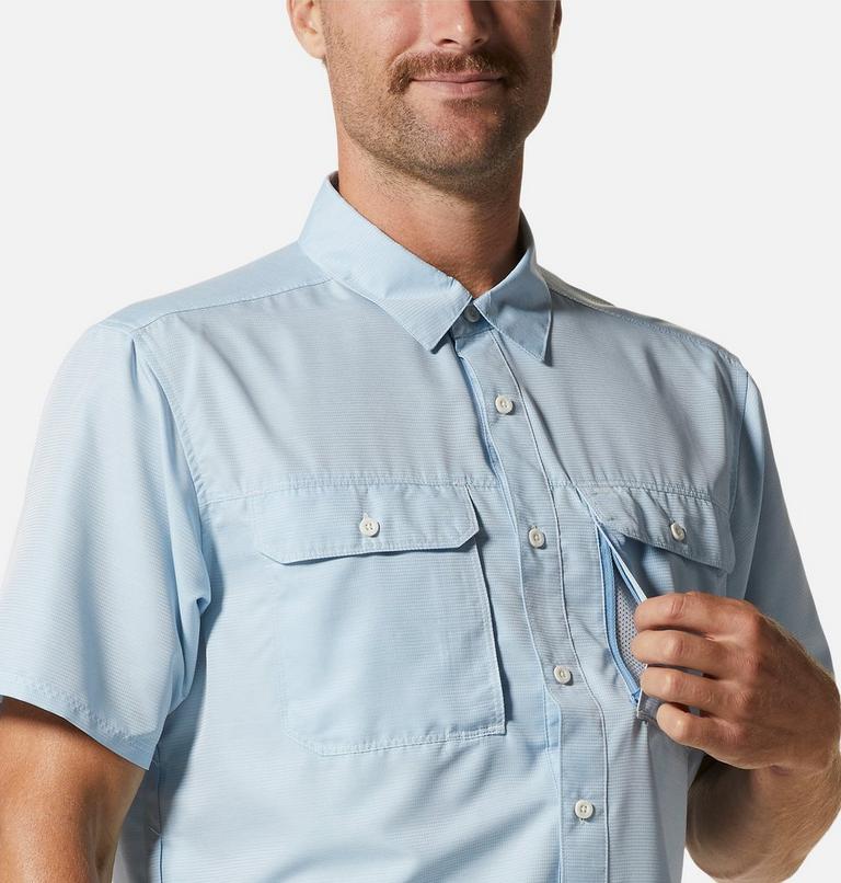 Men's Canyon Short Sleeve Shirt, Color: Blue Chambray, image 4