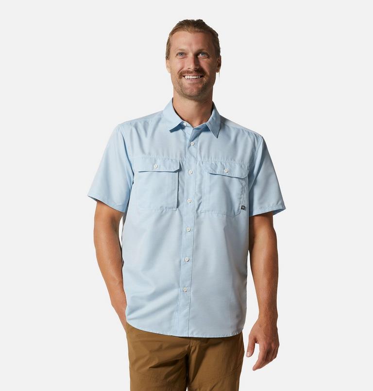 Men's Canyon Short Sleeve Shirt, Color: Blue Chambray, image 1