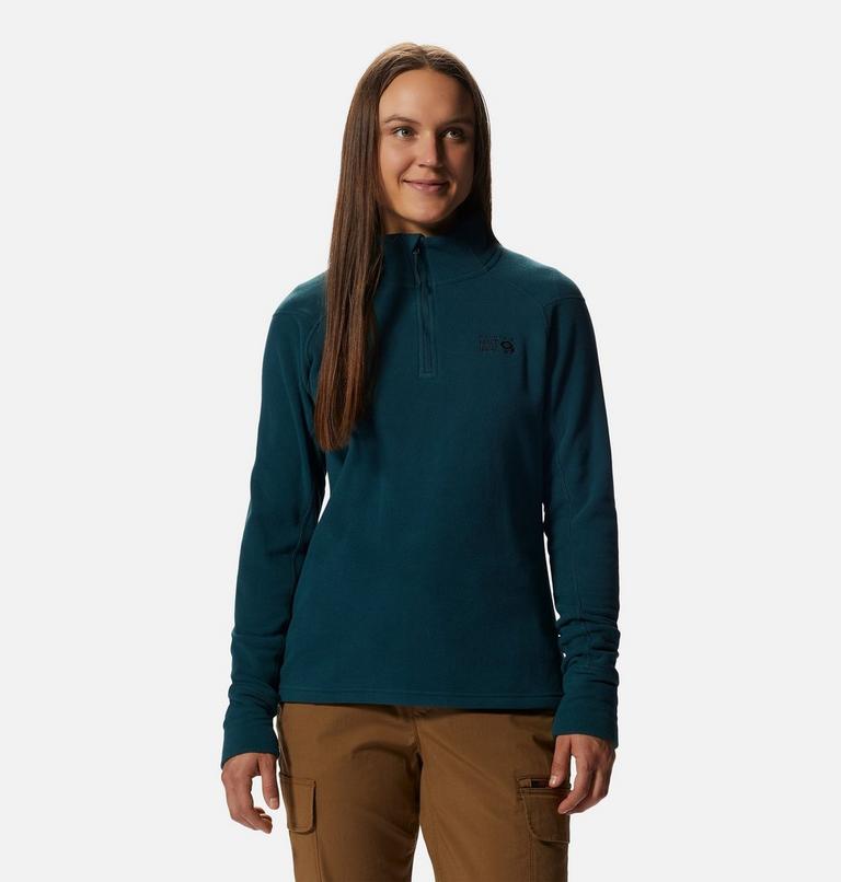 Chandail à fermeture éclair Microchill 2.0 Femme, Color: Dark Marsh, image 1