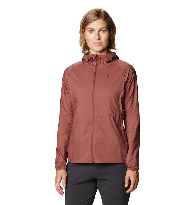 Women's Kor Preshell Hoody, Color: Clay Earth, image 1