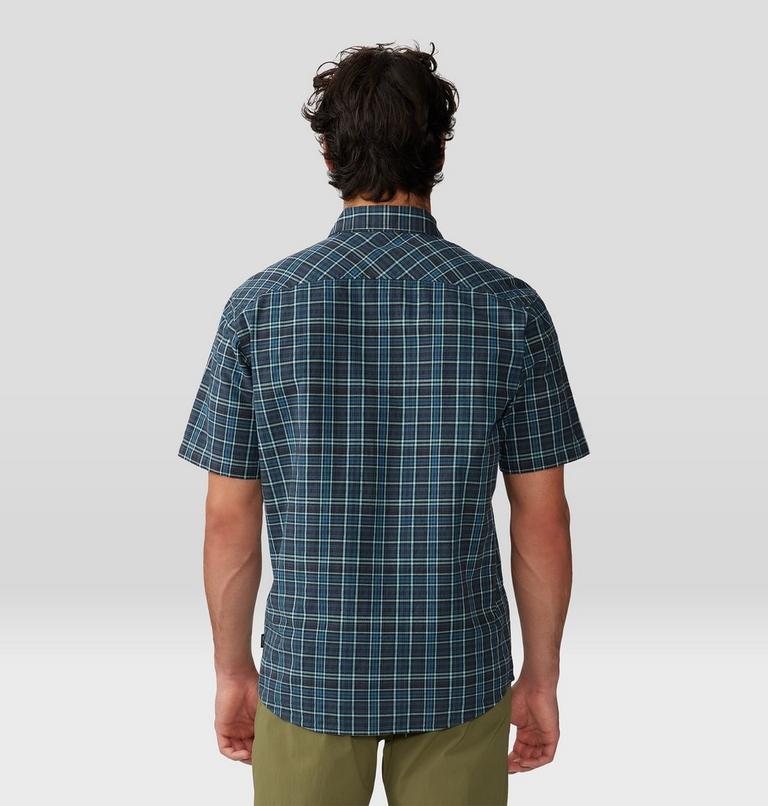 Men's Big Cottonwood Short Sleeve Shirt, Color: Dark Storm, image 2