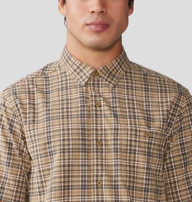 Men's Big Cottonwood Short Sleeve Shirt, Color: Moab Tan Canopy Plaid, image 12