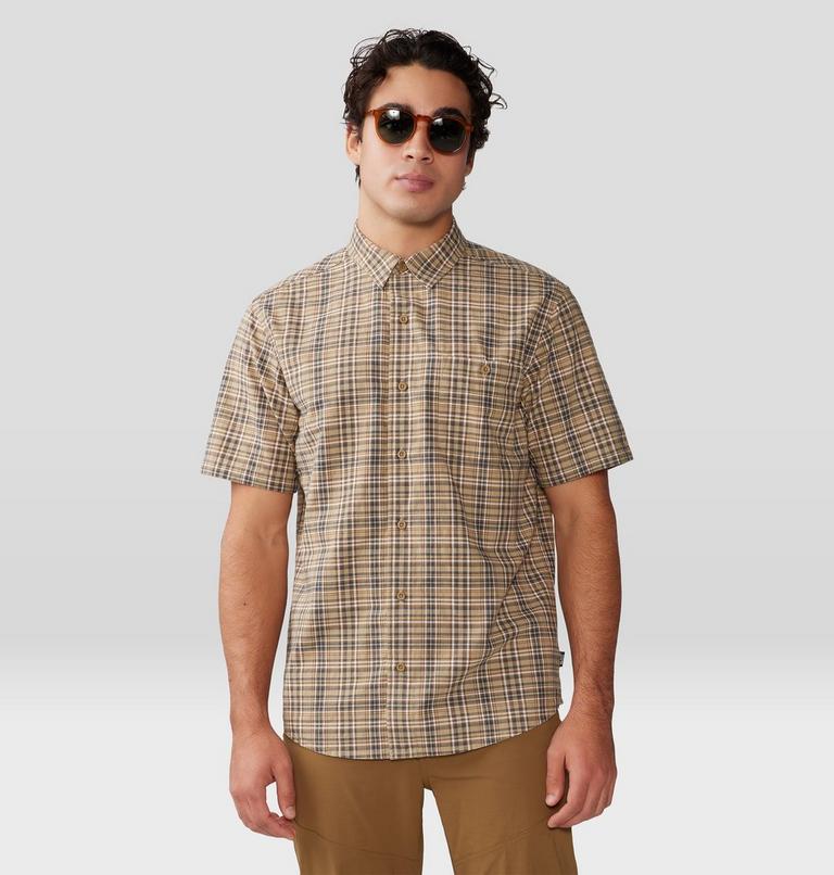 Chemise à manches courtes Big Cottonwood Homme, Color: Moab Tan Canopy Plaid, image 5