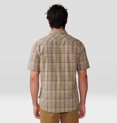 Men's Big Cottonwood Short Sleeve Shirt, Color: Moab Tan Canopy Plaid, image 10