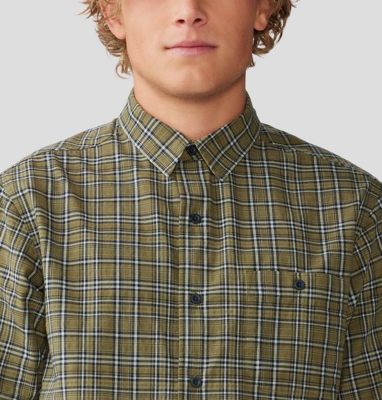 Chemise à manches courtes Big Cottonwood Homme, Color: Combat Green Canopy Plaid, image 4