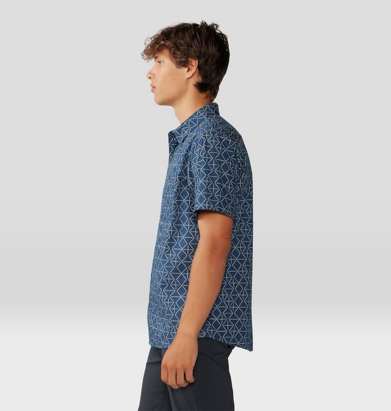 Chemise à manches courtes Big Cottonwood Homme, Color: Zinc Dot Geo Print, image 3