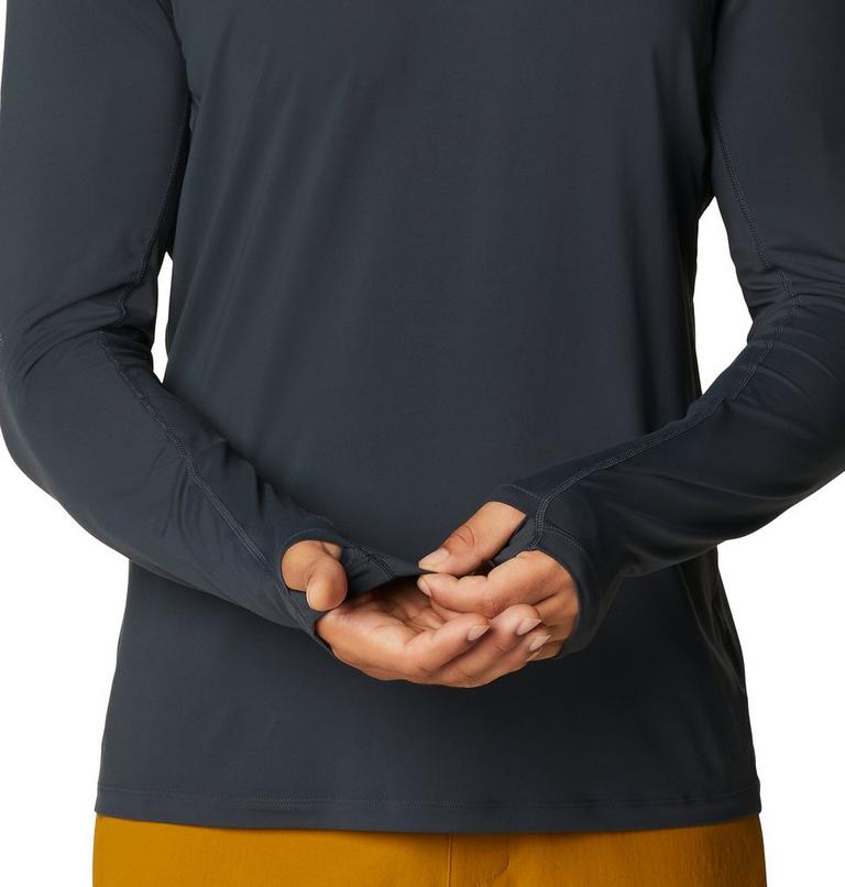 Chandail manches longues &agrave; capuchon Crater Lake Homme, Color: Dark Storm, image 5