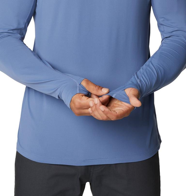 Chandail manches longues à capuchon Crater Lake Homme, Color: Northern Blue, image 5