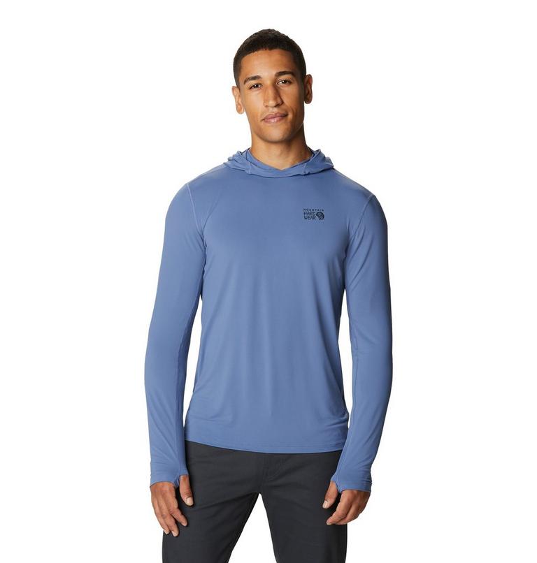 Chandail manches longues à capuchon Crater Lake Homme, Color: Northern Blue, image 1