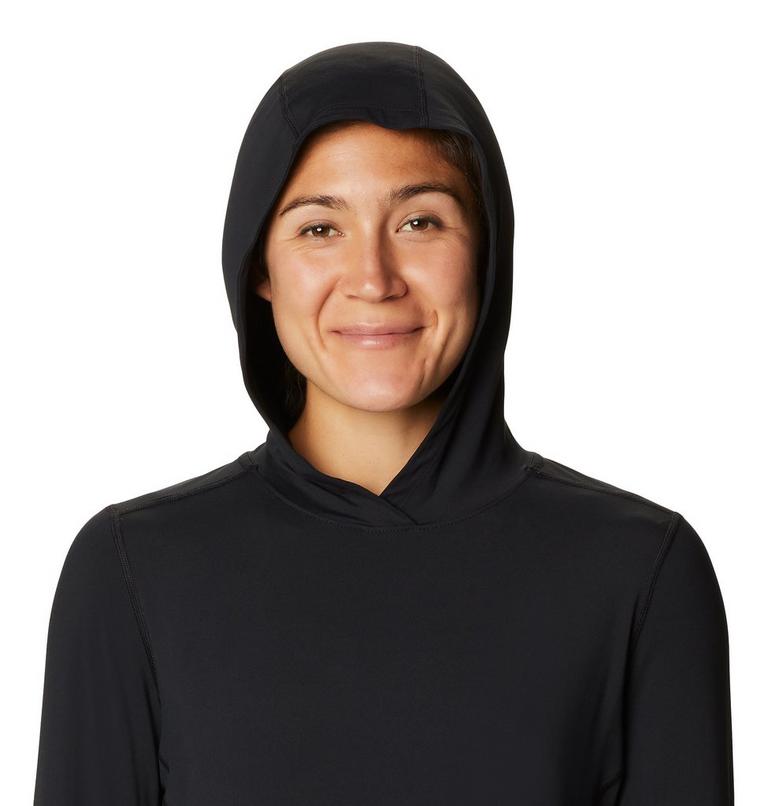 Women's Crater Lake Long Sleeve Hoody, Color: Black, image 4