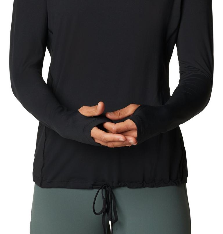 Women's Crater Lake Long Sleeve Hoody, Color: Black, image 6