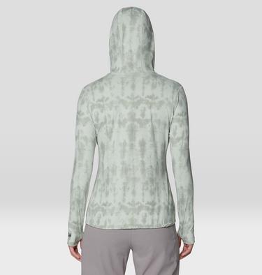 Women's Crater Lake Long Sleeve Hoody, Color: Gamma Grey Shadowdye XS Print, image 7