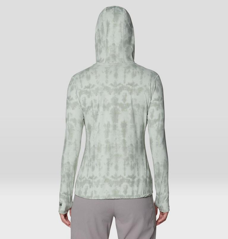 Women's Crater Lake Long Sleeve Hoody, Color: Gamma Grey Shadowdye XS Print, image 3