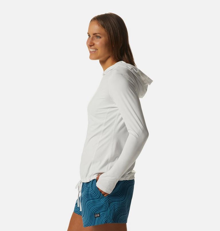 Women's Crater Lake Long Sleeve Hoody, Color: Fogbank, image 3