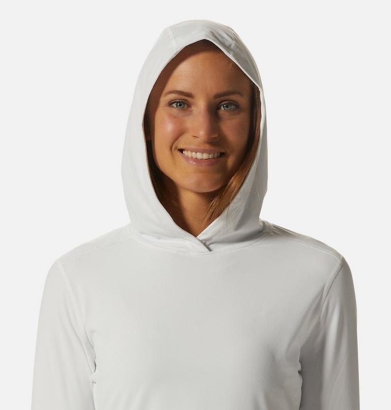Women's Crater Lake Long Sleeve Hoody, Color: Fogbank, image 4