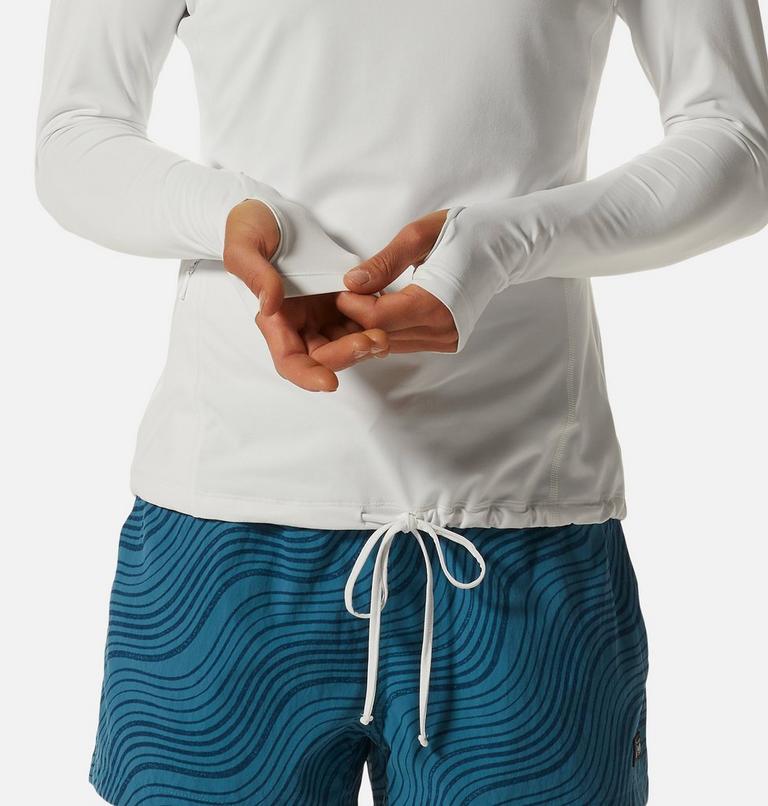Women's Crater Lake Long Sleeve Hoody, Color: Fogbank, image 6
