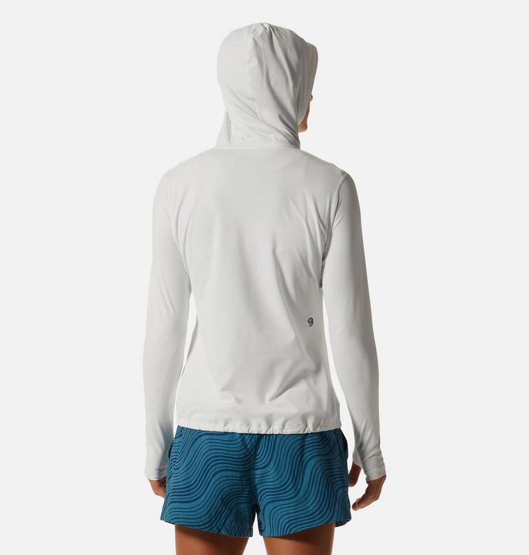 Women's Crater Lake Long Sleeve Hoody, Color: Fogbank, image 2