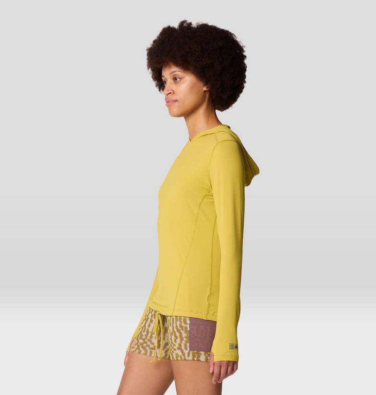 Chandail &agrave; capuchon manches longues Crater Lake, Color: Bright Olive, image 4