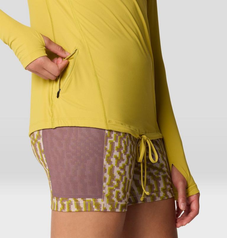 Chandail &agrave; capuchon manches longues Crater Lake, Color: Bright Olive, image 6