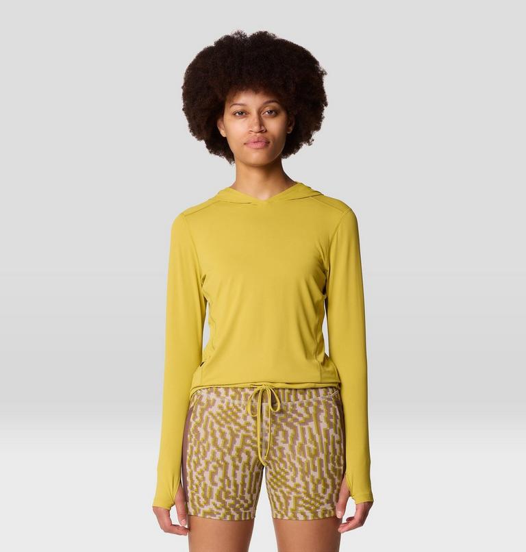 Chandail &agrave; capuchon manches longues Crater Lake, Color: Bright Olive, image 7