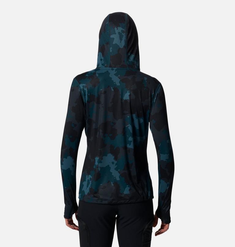 Chandail &agrave; capuchon manches longues Crater Lake, Color: Dark Marsh Pines Camo, image 2
