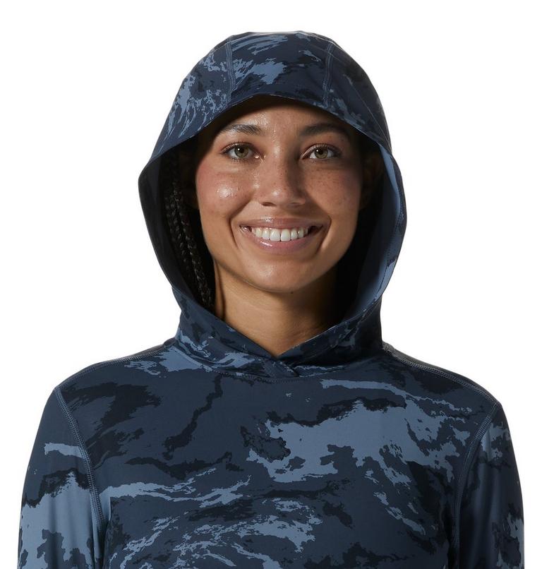 Crater Lake LS Hoody | 417 | XS, Color: Blue Slate Crag Camo, image 4