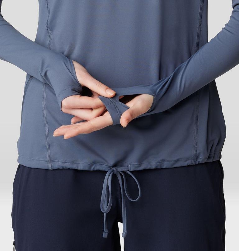 Women's Crater Lake Long Sleeve Hoody, Color: Blue Slate, image 5