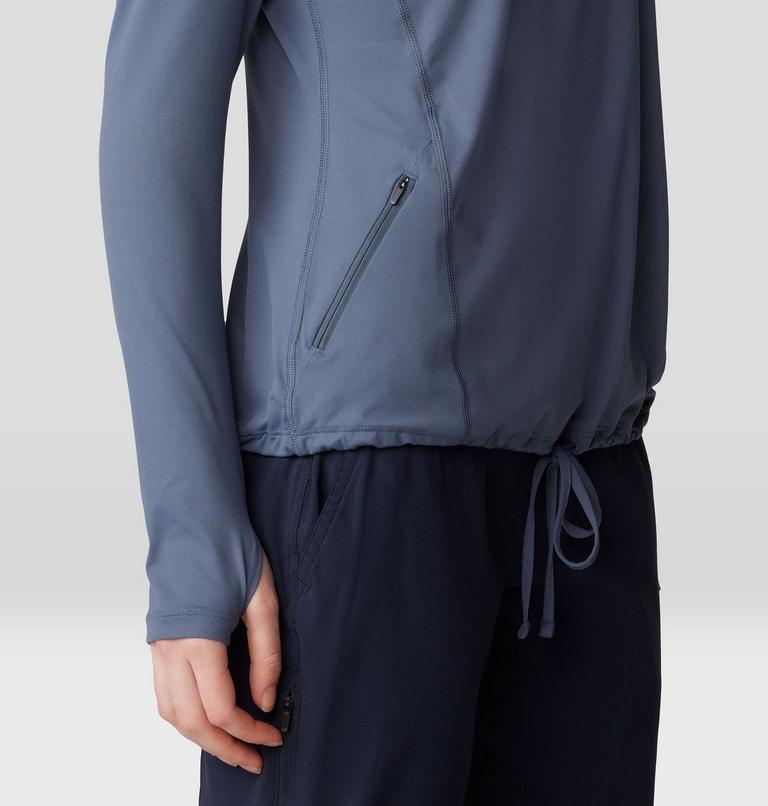 Women's Crater Lake Long Sleeve Hoody, Color: Blue Slate, image 6