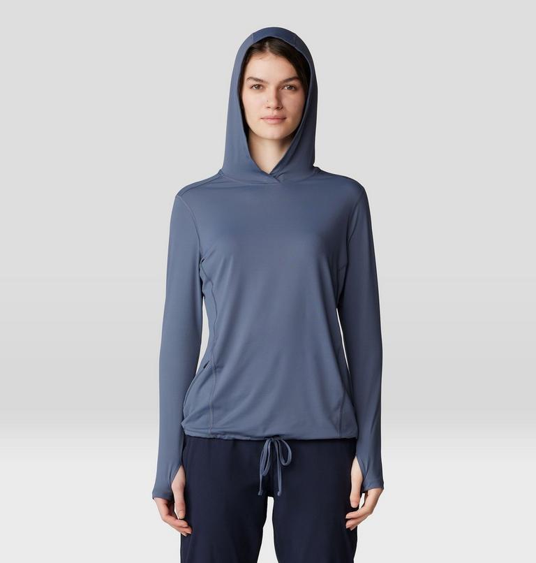 Women's Crater Lake Long Sleeve Hoody, Color: Blue Slate, image 7