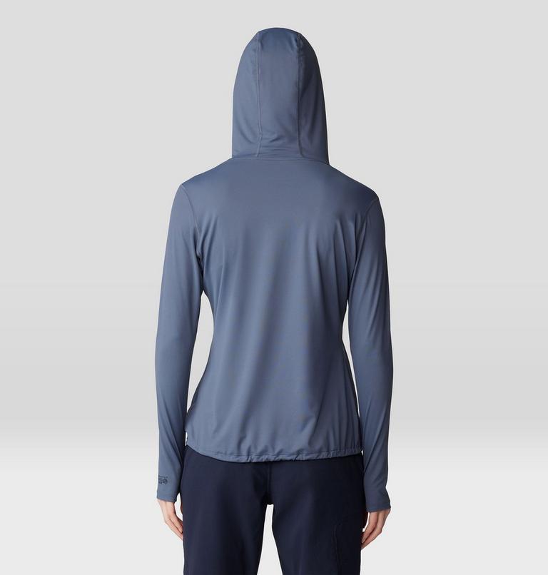 Women's Crater Lake Long Sleeve Hoody, Color: Blue Slate, image 2