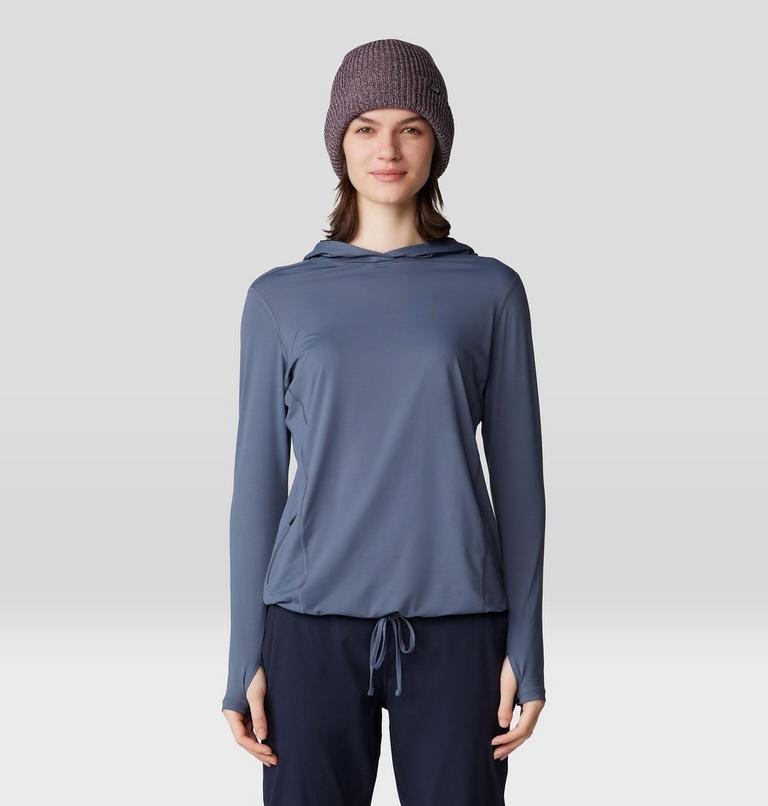 Women's Crater Lake Long Sleeve Hoody, Color: Blue Slate, image 1