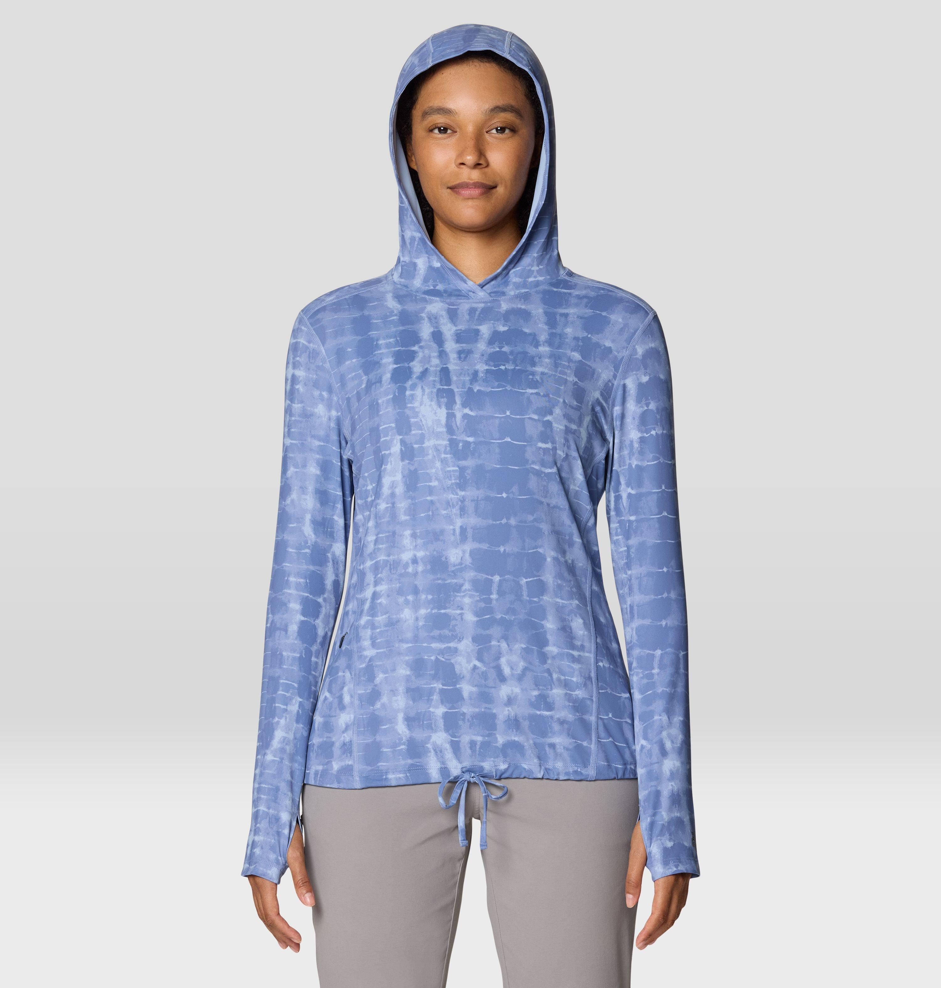 Mountain Hardwear Women's Crater Lake Long Sleeve Hoody - XS - Blue