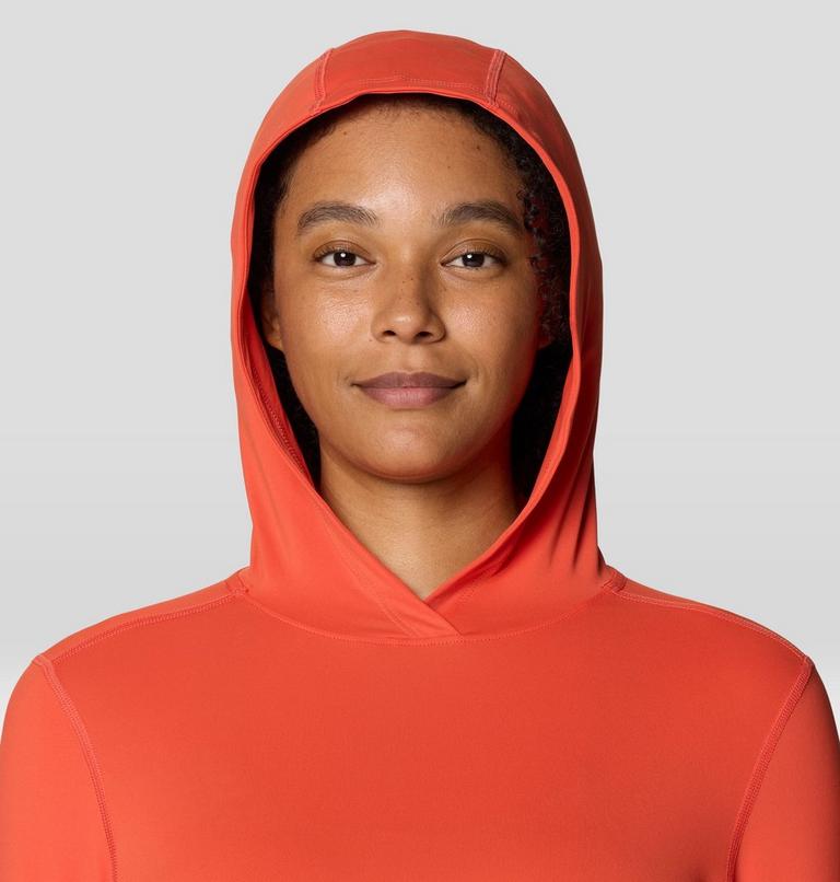 Women's Crater Lake Long Sleeve Hoody, Color: Aspect, image 6