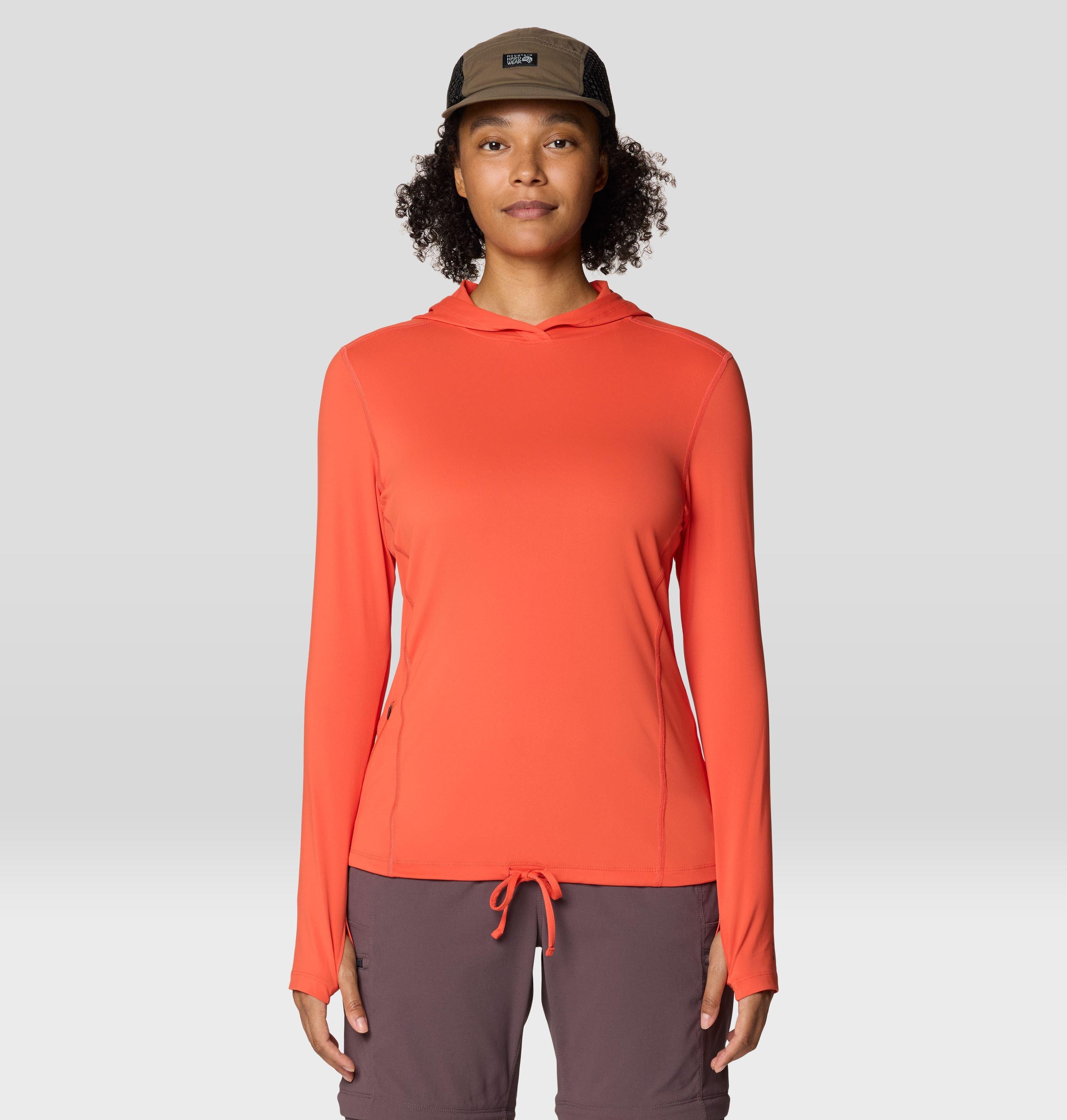 Mountain Hardwear Crater Lake Women's Long-Sleeve Hoody - Red - Size XS