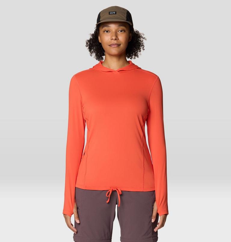 Women's Crater Lake Long Sleeve Hoody, Color: Aspect, image 1