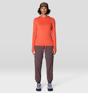 Women's Crater Lake Long Sleeve Hoody, Color: Aspect, image 12