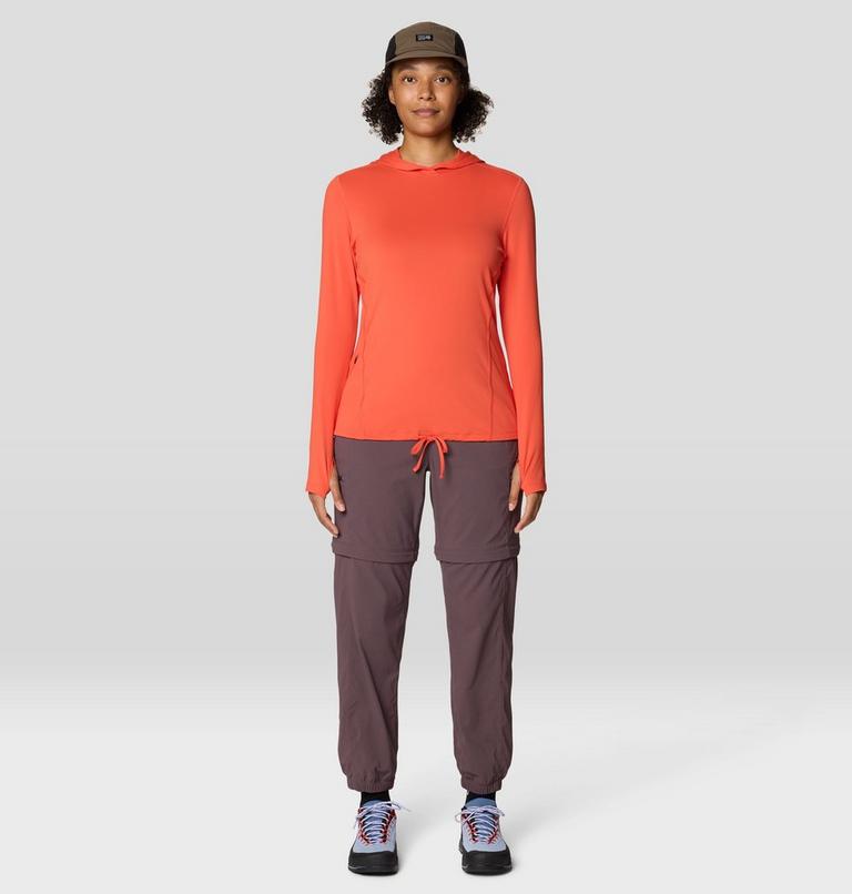 Women's Crater Lake Long Sleeve Hoody, Color: Aspect, image 2