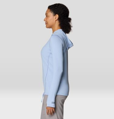 Women's Crater Lake Long Sleeve Hoody, Color: Beach Breeze, image 28