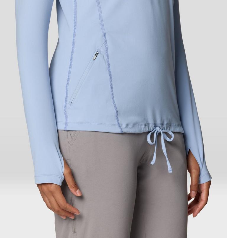 Women's Crater Lake Long Sleeve Hoody, Color: Beach Breeze, image 6