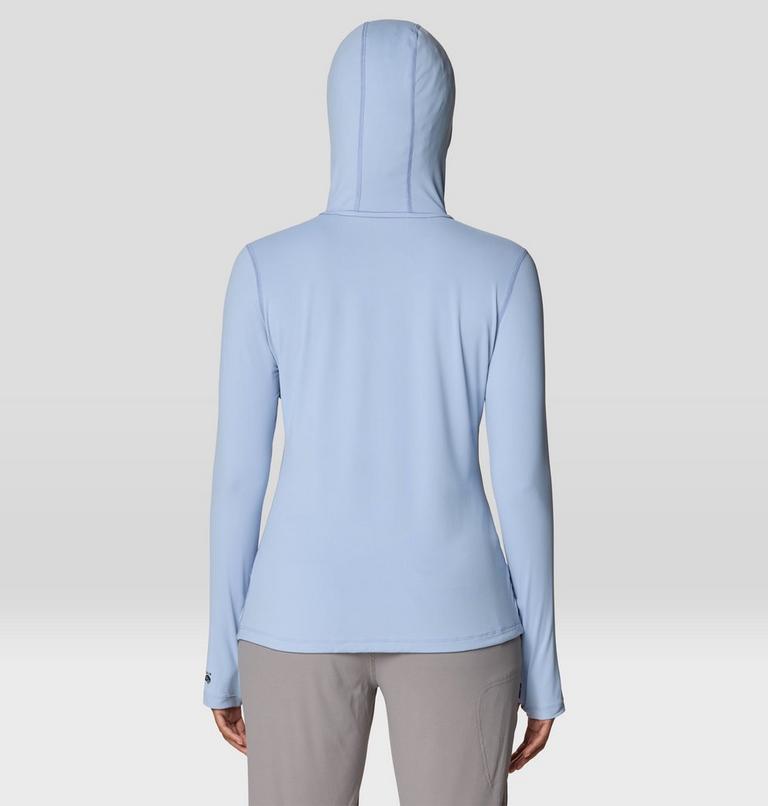 Women's Crater Lake Long Sleeve Hoody, Color: Beach Breeze, image 3