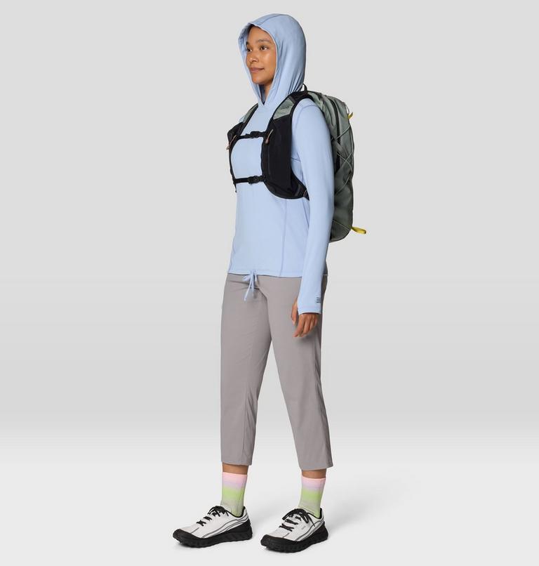 Women's Crater Lake Long Sleeve Hoody, Color: Beach Breeze, image 2